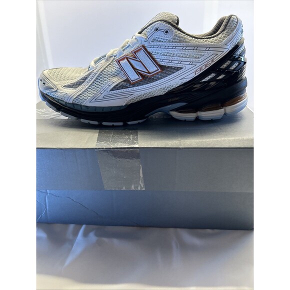 NEW BALANCE 1906R Classic Shoe Unisex Size M9.5 W11 Licorice White Blue Gray New - Picture 1 of 9